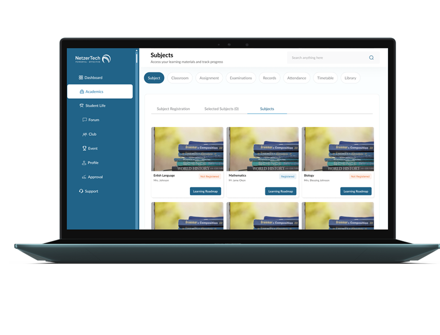 NetzerTech desktop dashboard